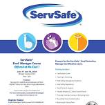 By Popular Demand!  Another ServSafe Food Manager Course!