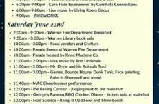 Warren Days June 21 & June 22