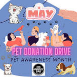 Pet Donation Drive for Pet Awareness Month