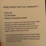 Free Event For The Community