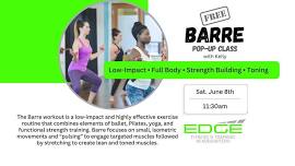 FREE Pop-Up Barre Class!