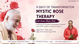 9-Day Osho Mystic Rose Therapy (August 2024)