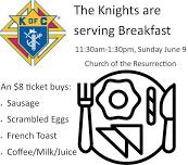 Knights of Columbus Fundraiser Breakfast