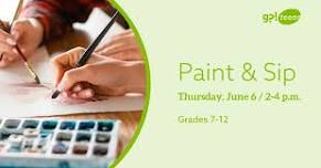 Paint & Sip Teen Program