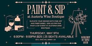 Paint & Sip at Austeria Wine Boutique