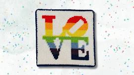 Take Home Craft Kit: Love is Love Needlepoint