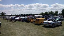 Classic Car show in Longden Village..