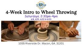 4-Week Intro to Wheel Throwing Ceramic Class