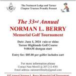 33rd Annual Norman L. Berry Memorial Golf Tournament