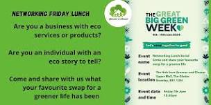 Great Big Green Week Networking Lunch