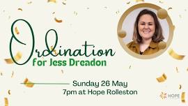 Ordination of Jess Dreadon