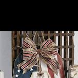 Patriotic Wood door tags!