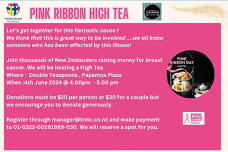 Pink Ribbon High Tea @ Double Teaspoons