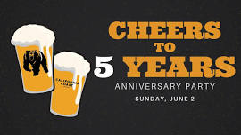 5-YEAR ANNIVERSARY PARTY @ CAL COAST BEER CO.