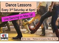 Line Dance Lessons - American Legion Post 370 - 6:00 pm Before Melissa & Company Band at 7:00