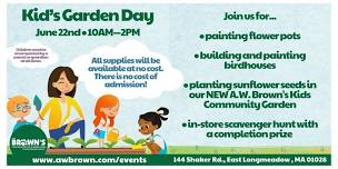 Kids Garden Day at Brown's!