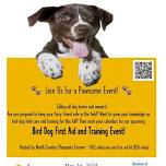 Bird Dog First Aid and Training Event