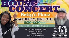 House Concert at Betty's!