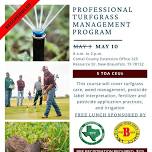 TURFGRASS MANAGEMENT PROGRAM