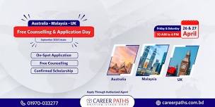 Australia, Malaysia & UK - Free Counselling and Application Day