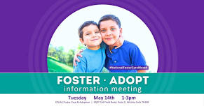 Foster Care & Adoption Information Meeting