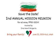 2nd Annual Multi-Era Bulgaria Mission Reunion (hosted by One Heart Bulgaria)