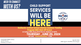 Redlands Unified School District Summer Feeding Program BBQ kick of event