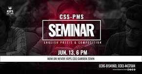 CSS-PMS Seminar at Garden Town Campus