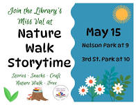 Storytime in the Park: Nature Walk at Nelson Park