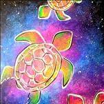 Black Light GLOW Party - Galactic Turtles