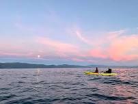 Sunset to full moon kayak