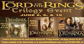 Lord of the Rings TRILOGY Event