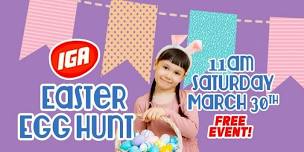 Granite Falls IGA Free Easter Egg Hunt!