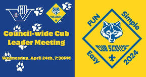 Council-wide Cub Leader Meeting