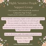 Highly Sensitive People Support Group