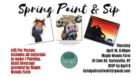 Spring Paint & Sip