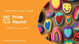 FREE Saturday Story & Craft @ Wander: Pride Rocks!