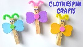 Clothespin Butterflies