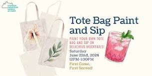 Tote Bag Paint and Sip