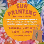 Sun Printing for Teens and Adults