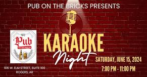 Saturday Karaoke at the Pub!