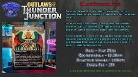 Outlaws of Thunder Junction Draft / Oversize Resplendent Angel giveaway