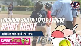 Sweet Frog Spirit Night