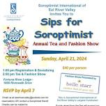 SIPS for Soroptimist Tea and Fashion Show