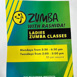 Zumba with Rashida!