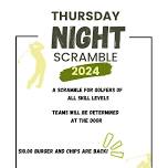 Thursday Night Scramble 2024