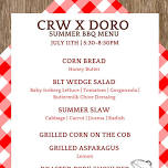 CRW x DORO Present a Summer BBQ