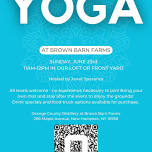 YOGA at Brown Barn Farms