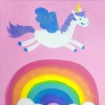 Creative Canvas for Kids - Rainbow Pegasus