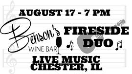 LIVE MUSIC - FIRESIDE @ BENSON'S